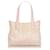 Chanel Pink New Travel Line Canvas Tote Bag Leather Cloth Pony-style calfskin Cloth  ref.395982