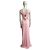 Exklusives "Vionnet" langes Kleid Pink - Ansicht 7