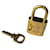 Louis Vuitton Taschenanhänger Golden Metall  ref.396094