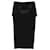 Falda de seda de Givenchy única Negro  ref.396110