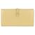 Chanel Portefeuille long en cuir de veau beige en cuir CC Button Line  ref.396151