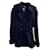 Chanel Manteaux, Vêtements d'extérieur Laine Bleu  ref.396232