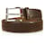 JOOP! Cinturón de cuero marrón para hombre con relieve de cocodrilo w. Tamaño de la hebilla en tono plateado 95 Castaño  ref.396457