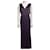 Vera Wang (étiquette principale) robe de soirée violette Polyester Elasthane Rayon  ref.396667
