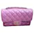 Chanel Timeless Classic Mini Flap bag Purple Patent leather  ref.397274