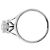inconnue Gebrauchter Solitär aus Weißgold, Brillant-Schliff-Diamant 1,59 Karat - Ansicht 3