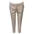 Stella Mc Cartney Stella McCartney – Schmal geschnittene Hose aus Baumwolle in Beige  ref.397356