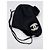 Chapéu de aviador Chanel preto shearling de mouton - vista 3