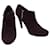 Diane Von Furstenberg DvF Claudef suede ankle boots in purple Dark purple  ref.398245