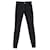 Jeans skinny Balenciaga con cerniera sulla gamba Nero Elastan Giovanni  ref.398361