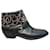 Valentino Garavani Valentino p ankle boots 37 Black Leather  ref.398699