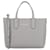 Alexander Mcqueen Mini Shopper Leather Tote Grey  ref.398734