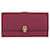 Alexander Mcqueen Continental Skull Leather Wallet Red  ref.398759