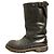 [Usado] Botas de couro preto masculino Ann Demeulemeester