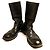 [Usado] Botas de couro preto masculino Ann Demeulemeester - vista 2