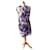Diane Von Furstenberg Robe asymétrique drapée en soie Aurella DvF Multicolore  ref.399154