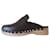 Hermès Calya Clogs Braun Leder Holz