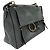 Borsa a spalla Chloé Faye in pelle di vitello Blu Grigio - vista 2