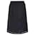 Jupe Fendi en micro-mesh en filet structuré noir Polyester  ref.399278