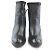 Stuart Weitzman Black Leather Ankle Mitten Plonge Boots - view 3