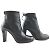 Stuart Weitzman Black Leather Ankle Mitten Plonge Boots - view 4