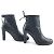 Stuart Weitzman Black Leather Ankle Mitten Plonge Boots - view 6
