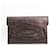 [Used] Givenchy Men's Leather Clutch Bag Dark Brown  ref.399996