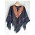No Brand Embroidered Poncho - view 4