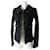 Chanel Chaqueta de tweed negra Negro Acetato  ref.400272