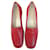 Autre Marque Sweet p loafers 37 Vintage 1980 Red Leather  ref.400280