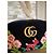 Borsa a mano Gucci Marmont Small in velluto nero e rosa Arancione Verde scuro Gold hardware - vista 2