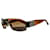 Chanel Des lunettes de soleil Plastique Marron  ref.400339
