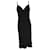 Autre Marque Severine Perudin Schwarzes Kleid aus Seidenkrepp  ref.400367