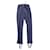 Balenciaga Un pantalon, leggings Viscose Bleu Marine  ref.400451