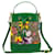 Gucci Ophidia GG Flora Small Bucket Vert - édition limitée Cuir Toile Multicolore  ref.400785