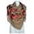 scarf  in wool  GUCCI NEW Red Beige  ref.400849