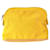 Hermès Clutch bag Amarelo Lona  ref.400900