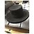 Saint Laurent Black Rabbit Hat Size 59 - view 5