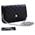 CHANEL Black Classic Wallet On Chain WOC Shoulder Bag Crossbody Leather  ref.400985