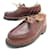 SCARPE PARABOOT DERBY MORZINE 41.5 scarpe in pelle marrone  ref.401260