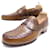 CHAUSSURES BERLUTI MOCASSINS 8 42 EN CUIR MARRON LEATHER LOAFERS SHOES  ref.401264