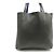 Double sens Hermès BORSA A MANO SENSE foderata HERMES 36 BORSA SHOPPER IN PELLE BLU E GRIGIA CLEMENCE - vista 13