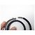 BRACCIALE CHRISTOFLE DUO COMPLICE foderato TOUR T1 ARGENTO MASSICCIO E PELLE INTRECCIATA Blu - vista 3