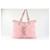 Saint Laurent YSL Logo Pink Kahala Tote Bag 3YSL1025 Leather Denim  ref.401404