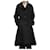 Autre Marque manteau vintage seventies taille XL Laine Noir  ref.401409