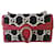 Gucci Dionysus Tweed GG weiß / schwarz und Brawl-Leder Rot  ref.401572