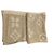 Sciarpa Louis Vuitton in mohair beige con finiture dorate e paillettes Bianco Crudo - vista 3