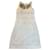 Burberry Vestidos Branco Algodão Poliamida  ref.402387