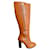 Chloé Boots Orange Leather  ref.402521