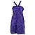 Tibi Silk Floral Daisies Jacquard Purple Y Neck Sleeveless Mini Dress -SZ 4 - view 3